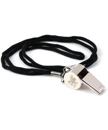 H&S Stainless Steel Trill Pipe Set - Metal Sports Whistles for Trainers Teachers Referees & Kids - Durable Black Band Design - Buy Online on GoSupps.com