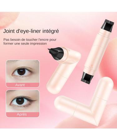 Eyeliner Stamp Tampon Eyeliner Double T te 2 Pochoir Pliable Pour Les Yeux Et Anti-T ches Stylo Tampon Eyeliners Ail Eye Liner Longue Dur e Avec Poin on For Parties Travel Workdays Weddings - Buy Online on GoSupps.com
