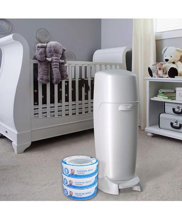 Diaper Pail Refill Bags 4 Pack - 1120 Count, Compatible with Diaper Pails - Buy Online on GoSupps.com