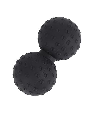 Beaupretty Yoga massage ball Legen roller massage device Neck roll Fitnessball Gymnasium Ball Foot massage device Oebernuts Oebernut massage gauge Hand massage gauge The shoulder roll the ball 12x6.3cm black