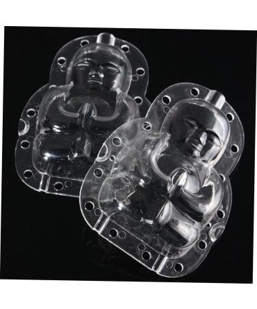 NUOBESTY Plastic Fruit 2pcs Vegetable Shaping Mold Ginseng Vegetables Cucumber Molds Melon Accessory Small Fruit Watermelon Transparent 10x7cm - Buy Online on GoSupps.com
