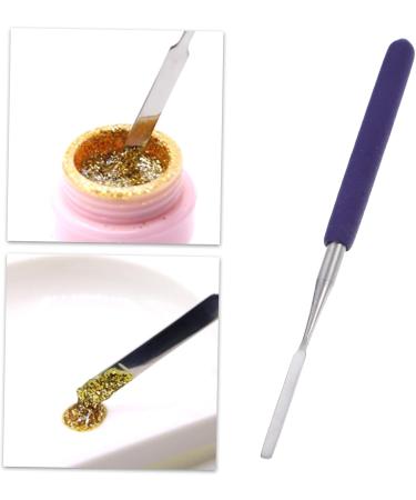 Housoutil Palette Stick Cosmetic Stirring Rods Nail Implements Cosmetic Mixing Stick Nails Gel Nail Manicure Sticks Pigment Mixing Sticks Makeup Stainless Steel Non-slip Blending Pen - Buy Online on GoSupps.com