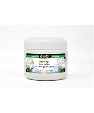 Extra Strength St. John's Wort Extract Cream 2 oz | PE 0.3% Hypericin | Boost Mood & Skin Health - Buy Online on GoSupps.com