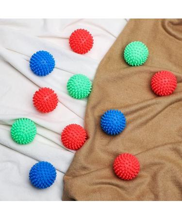 Reusable Dryer Balls Tumble Laundry Wash Balls Non Melt Dryer Balls for Speeding Drying and Reducing Creases for Clothes (Red) - Buy Online on GoSupps.com