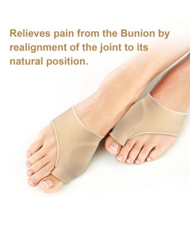 TSHAOUN 4PCS Hallux Valgus Toe Spreader & Socks | Foot Pain Relief & Correction Bandage | Metatarsal Cushion for Comfort - Buy Online on GoSupps.com