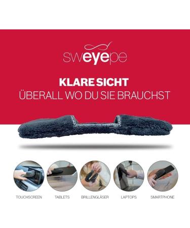 Sweyepe Microfiber Spectacle Cleaning Cloth Set - 3 Professional Optician Quality Cloths for Glasses Displays & Cameras - Ideal for International Shipping - Buy Online on GoSupps.com