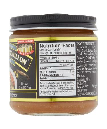 Better Than Bouillon Fish Base 8 oz - Top Quality Seafood Flavor Booster - Buy Online on GoSupps.com