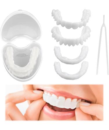 Shop Natural Teeth Veneers & Whitening Kits - 4 Pairs of Comfortable Temporary Prostheses for Men & Women | International Shipping - Buy Online on GoSupps.com