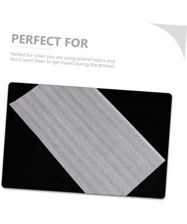 Angoily 50 Sheets Pearl Cotton Highlighter Professional Hair Dye Board Highlight Foils for Hair Highlight Hair Dye Kit Hair Caring Tool Hair Coloring Dye Paper Foam Palette Major White 40x13cm White - Buy Online on GoSupps.com