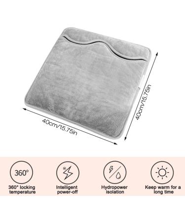 EBKCQ Electrical Foot Warmer - 6 Temperature Levels 4 Timing Functions Washable Heating Sock with Overheating Protection - Gray | International Shipping Available - Buy Online on GoSupps.com