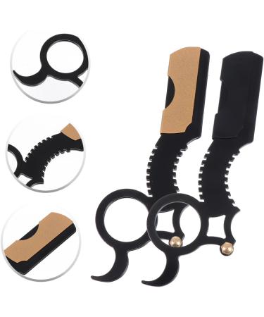 Angoily Stainless Steel Razor Holder for Men - Classic Wearable Shaver Ring for Beard Grooming - Buy Online on GoSupps.com