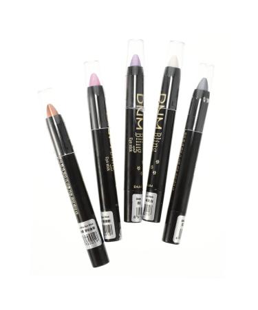 FOMIYES 5pcs Pearlescent Eyeshadow Pencil Eyeshadow Stick Creme Eyeshadows Long-lasting Eye Shadow Pen Tool