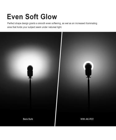 Godox AK-R22 Diffusion Dome for V1 Round Head Flash, AD100Pro, AD200Pro - Buy Online on GoSupps.com