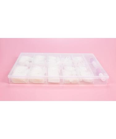 500 Pieces French Artificial Nail Tips Set - False Acrylic Nails with 4 Glue Tubes for DIY Nail Design - Perfect for Extensions & Natural Looks - Buy Online on GoSupps.com