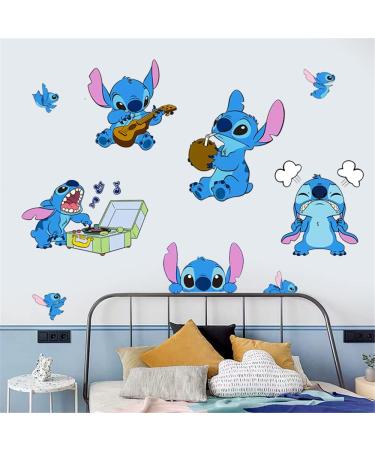 Lilo and Stitch 3D Wall Stickers - Children Cartoon Decals for Bedroom Decor - 16.5X23.6 inch - Buy Online on GoSupps.com
