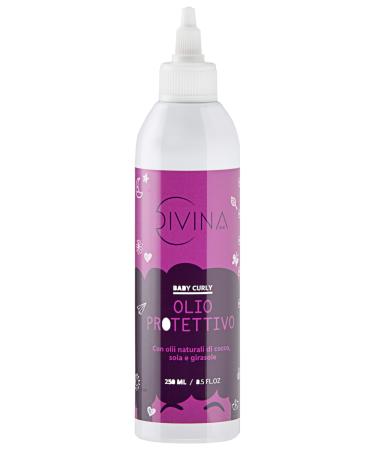 Protective oil Baby Curly for children with afro and curly hair with coconut soy and sunflower oils 100% natural (250ml)