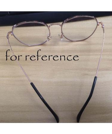 DeeboW Glasses Replacement Temples - Gray Vintage Metal Eyeglass Arms for Yewear Leg - 1 Pair - Buy Online on GoSupps.com