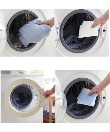 Anti Dyed Sheets 100 Pcs Dyeing Cloth Washing Machine Use Mixed Dyeing Proof Color Absorption 100 tablets - Buy Online on GoSupps.com