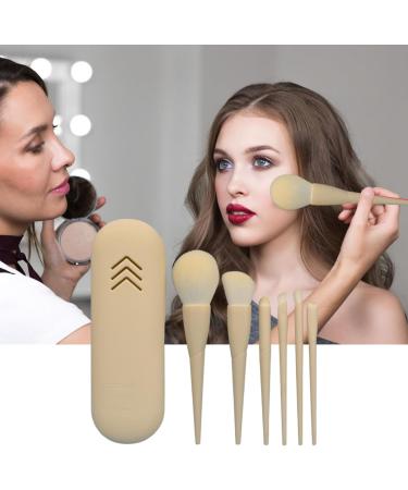 Makeup Brushes For Eyeshadow Face Makeup Brush Set Portable Face Blush Lip Eyeshadow Cosmetic Brushes Kit for Women Girls Adults apricot - Buy Online on GoSupps.com