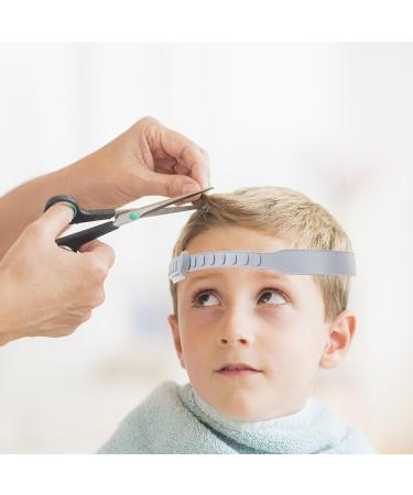Beavorty Neckline Shaving Template and Hair Trimming Guide Adjustable Curved Silicone Haircut Band for DIY Home Haircuts Grey - Buy Online on GoSupps.com