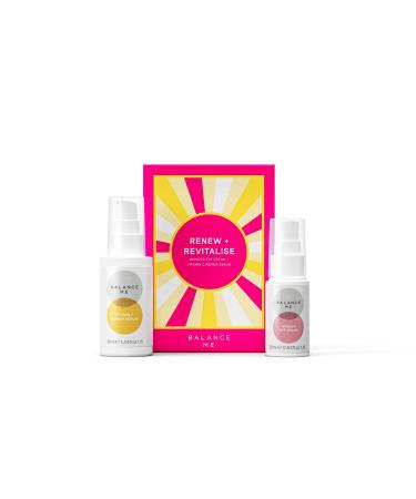 Balance Me Set Renew + Revitalise Vitamin C Repair Serum Wonder Eye Cream 2 award winning products Renew and Revitalise skin Vegan/Natural Skin Care - 1 each - Buy Online on GoSupps.com