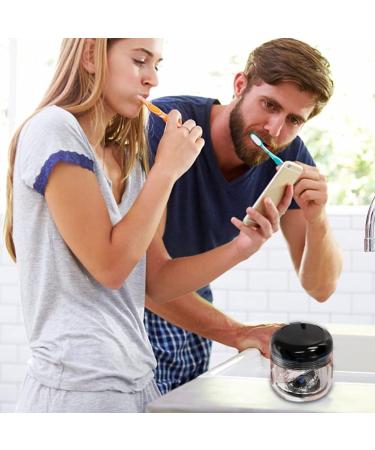 Denture Box with Sieve - Portable Leak-Proof Container for False Teeth Mouth Guards & Retainers - Black Denture Storage Solution - Buy Online on GoSupps.com