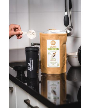 Ekopura Organic Whey Protein 500g | 80% Protein | Hormone, GMO, and Soy-Free | Additive and Sugar-Free | Promotes Muscle Growth & Recovery | Certified Organic | Plain Flavor - Buy Online on GoSupps.com