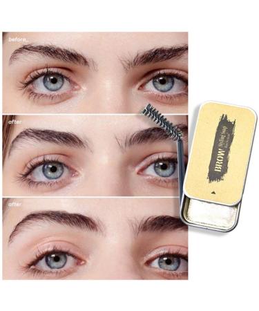 3D Eyebrow Soap with Brush | Waterproof Long-Lasting Eyebrow Gel | Romantic Bear Makeup - Buy Online on GoSupps.com