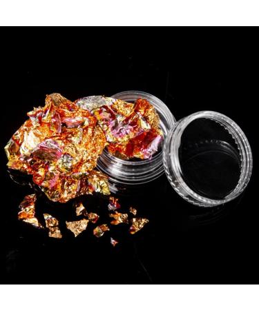 Manicure Irregular Aluminum Foil Nail Paper Gold Silver Nail Decorative Paper Glitter Manicure Paper 12 Cans Gold Silver Manicure Paper - Buy Online on GoSupps.com