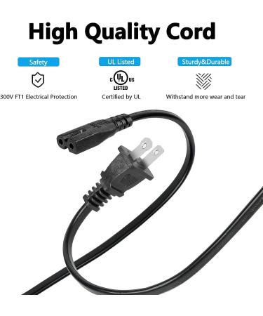 AC Power Cord Cable Compatible with Brother  Singer  White  bernina  Baby-Lock  Viking  Pfaff Sewing Machine 6 FT - Buy Online on GoSupps.com