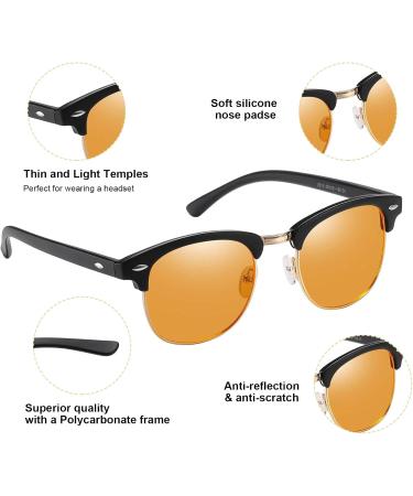 Okany Blue Light Blocking Glasses For Women Men Computer Gaming Glasses - 99.9% Blue Light Glasses UV400 Anti Glare Fatigue And Eyestrain Gamer Eyeglasses Migraine Professional Screen Filter Glasses Black - Buy Online on GoSupps.com