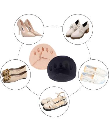 Viksaun Invisible Toe Socks & Forefoot Pads - 6 Pairs Metatarsal Cushioning for High Heels | Comfortable Toe Liners & Fabric Support - Buy Online on GoSupps.com