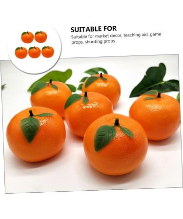 COOPHYA Kitchen Fruit 5pcs Orange Model Toddler Toy Home Accessories Artificial Fruits Fake Fruit Model Kids Toy Simulation Oranges Models Photo Props Child Plastic High Simulation - Buy Online on GoSupps.com