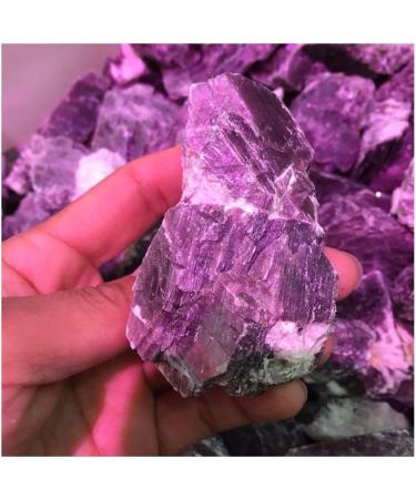 Stone Crafts Natural Rough lepidolite Crystal Gemstone Reiki raw Purple Crystal for Home Decoration Stone Crystal Reiki - Buy Online on GoSupps.com