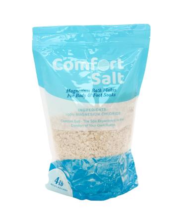 Comfort Salt | Magnesium Bath Flakes | Soak for Relaxation  Recovery  & Wellness | 4 Pound Bag