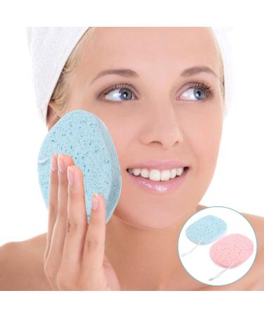 FRCOLOR 16 Pcs Exfoliating Bath Sponges for Cleansing & Scrubbing | PVA Loofah with Lanyard - Ideal for Face & Baby Care | International Shipping Available - Buy Online on GoSupps.com