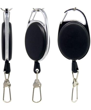 6PCS HiBD Fishing Zinger Retractors with 360 Rotation Buckle - Ideal for Fishing, Climbing, Hiking & Outdoor Sports - Buy Online on GoSupps.com