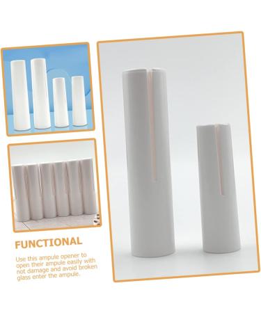 Ciieeo Skincare Ampule Opener 20pcs Ampoule Opener Skincare Tool Small Ampule Opener Ampule Opener for Skin Care Vial 6.3x1.6cm White - Buy Online on GoSupps.com