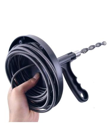 FAXIOAWA Flexible Drain & Waste Pipe Unblocker for Tub Sink Shower Basins Pipes Sink Unblocker Drain Unblock Brush 500Cm (1Pcs)