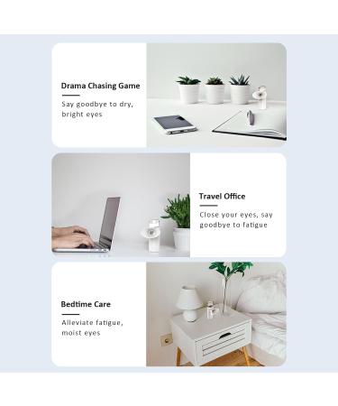 Steamer for Dry Eyes - Moisturizing Hand Held Facial Sprayer - Rechargeable Eye Drop Steamer Cool Mister Eye Steaming Device for Salon Travel School Kagrote - Buy Online on GoSupps.com