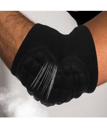 Hogvinnatil Elbow Compression Sleeve Tennis Elbow Strap AntiSlip Elbow Sleeve Padded Forearm Brace Reusable Exercise Supplies for Gym Training Baseball Pitching - Buy Online on GoSupps.com