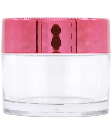 Beauticom 7g Thick Wall Clear Acrylic Jars - Leak Proof for Cosmetics & Beauty | 72 Pieces with Metallic Rose Pink Gold Lids - Buy Online on GoSupps.com