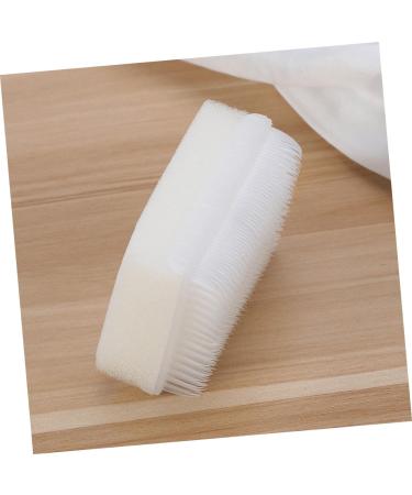 Ciieeo 2-St Brush Sponge for Sensory Play & Nail Care | Weight Vest & Surgical Scouring Brush | White Plastic 8x4.7cm - International Shipping Available - Buy Online on GoSupps.com