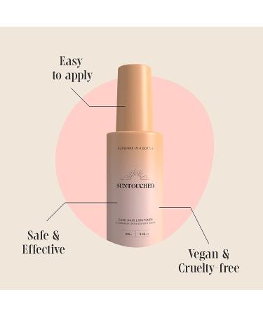 Suntouched Hair Lightener - Citrus & Chamomile Brunette Highlights Spray | Vegan, Cruelty-Free, Paraben-Free | 3.38 FL Oz - Buy Online on GoSupps.com