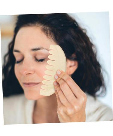 Iwowhero Jade Gua Sha Kamm - Multifunctional Massage Comb & Hair Tool | Chinese Jade Hair Comb & Gua Sha for Relaxation - Buy Online on GoSupps.com
