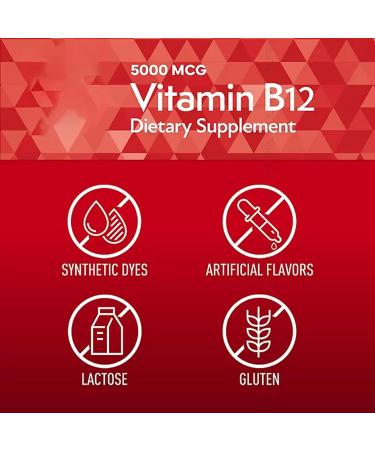 Members Mark Vitamin B12 (300 Count.) Quick Dissolve Tablets 5000 mcg Cherry Flavor Methylcobalamin for Energy & Nervous System Support USP Verified - Buy Online on GoSupps.com