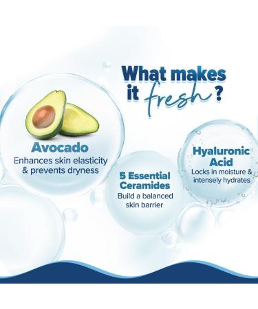 Aqualogica Barrier+ Hydra Gel Moisturizer | 5 Ceramides & Avocado | Intense 24-Hour Hydration | Quick Absorbing | 200g (7.1 Oz) - Best for Glowing Skin - Buy Online on GoSupps.com