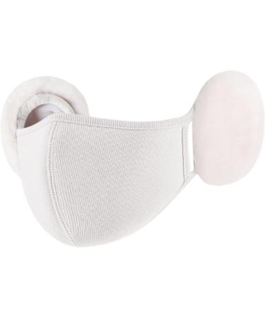 Dankek Cloud Shaped Facial & Ear Protection | Cute Rabbit Fur Winter Face Cover for Kids | Breathable Plush Design for Trips - Buy Online on GoSupps.com