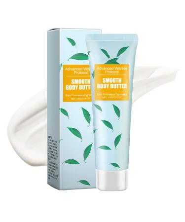 Smooth Body Butter - Body Moisturiser - Body Butter for Women - Anti-wrinkle Body Cream - Firming Body Lotion for Dry Skin - Skin Whitening &Brightening