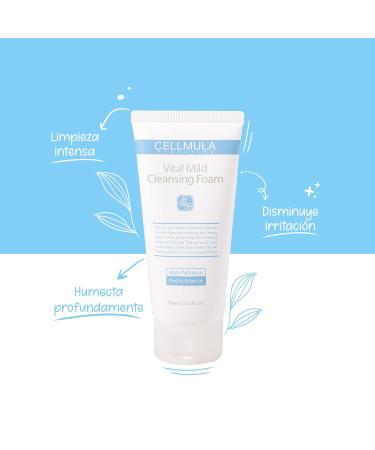 Vital Mild Cleansing Foam 100ml | Gentle Cleanser for All Skin Types | Shop Internationally - Buy Online on GoSupps.com